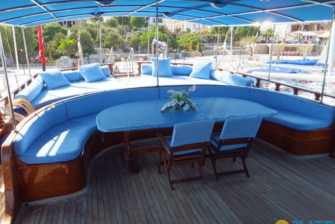 semercioglu gulet yacht 40 meters 10 cabins 20 passanger gulet Fethiye Marmaris bodrum Turkey